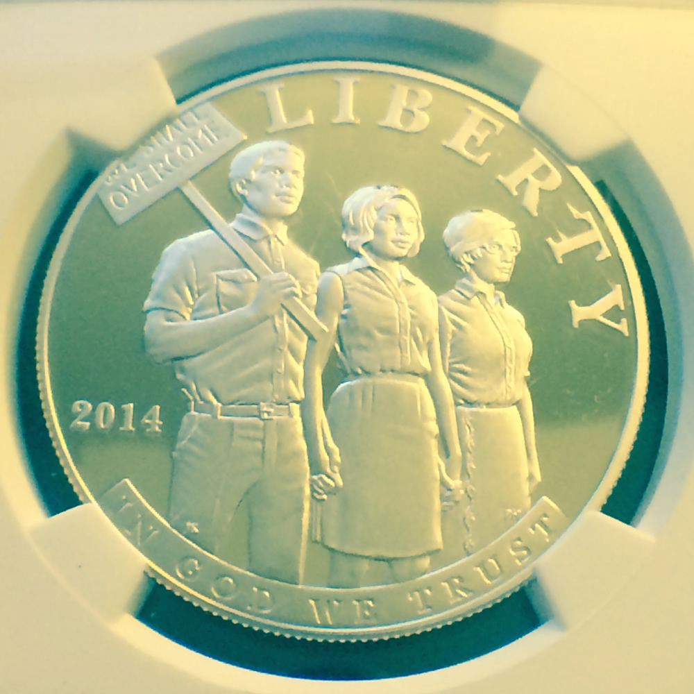 US 2014 P Civil Rights Act Of 1964 ( S$1 ) - Obverse