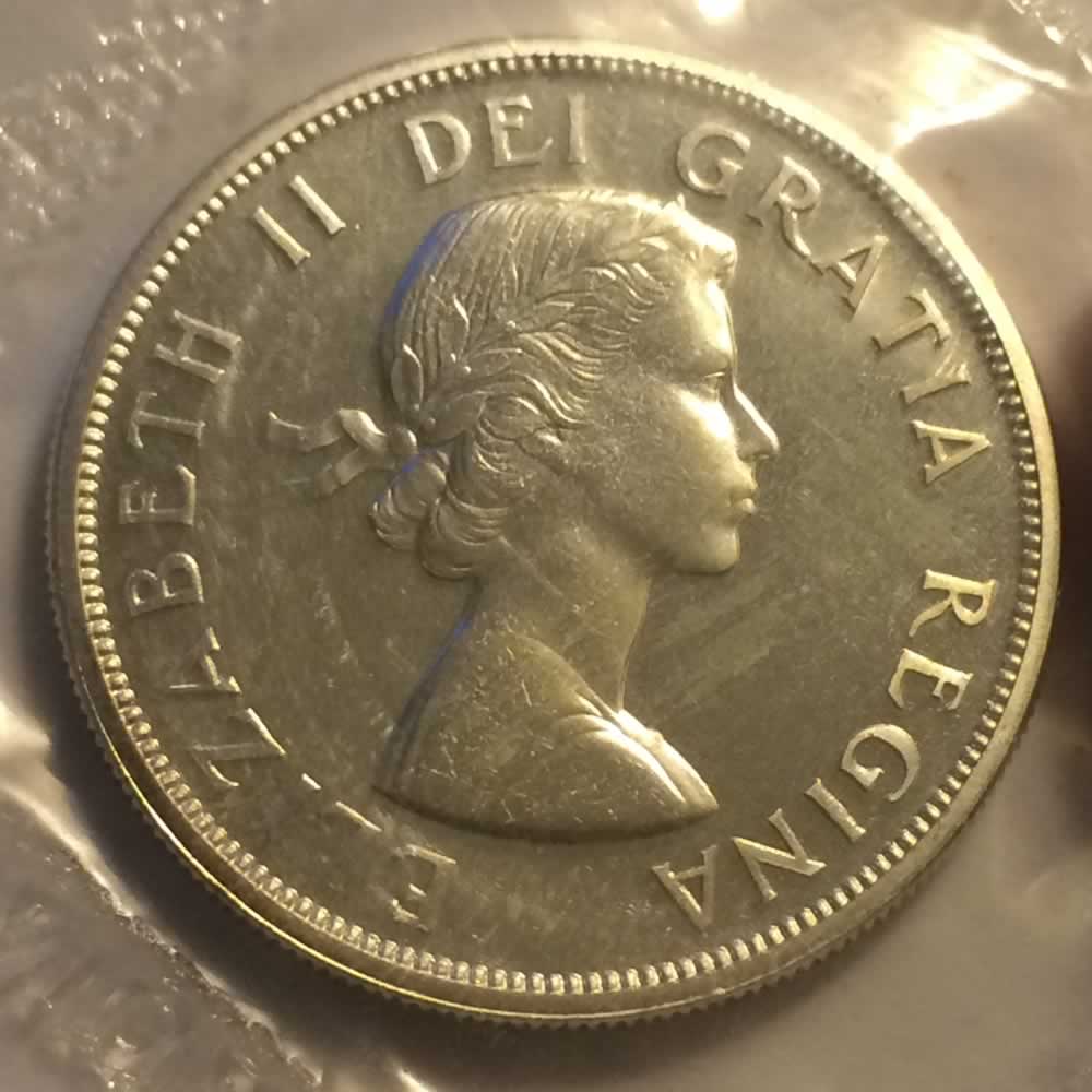 Canada 1962  Canadian Dollar RCM ( CS$1 ) - Obverse