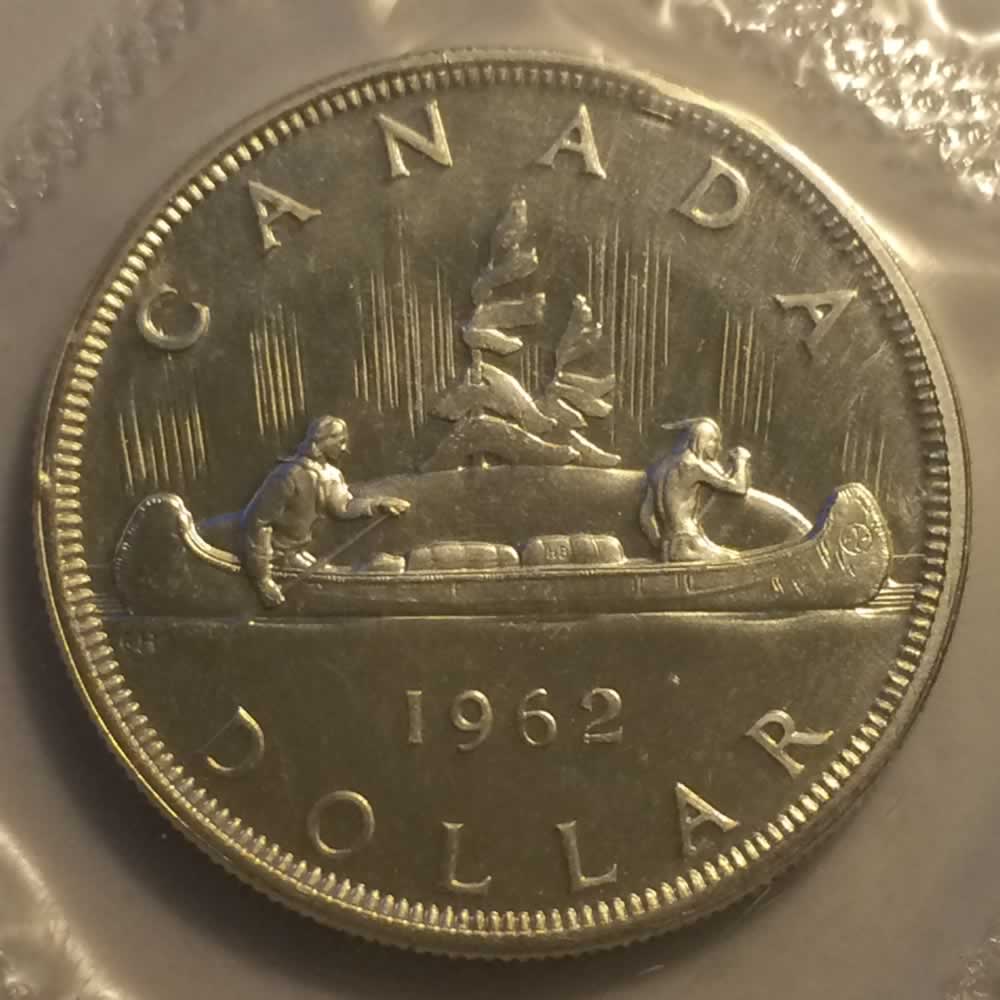 Canada 1962  Canadian Dollar RCM ( CS$1 ) - Reverse