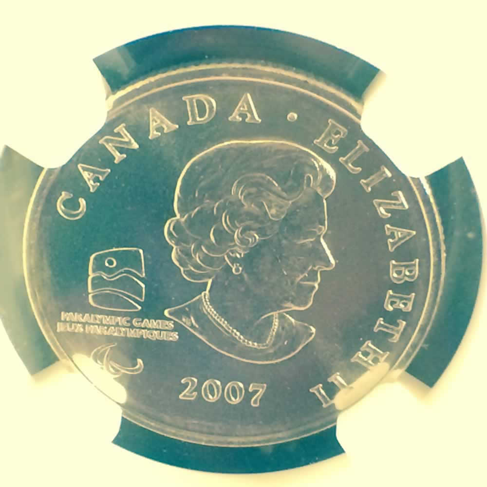 Canada 2007  Wheelchair Curling ( C25C ) - Obverse